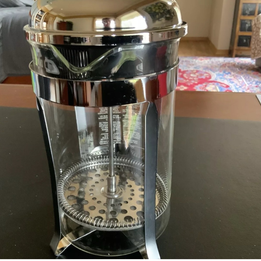 Bodum Chambord 4 cup chrome French press coffeee maker - Picture 4 of 4